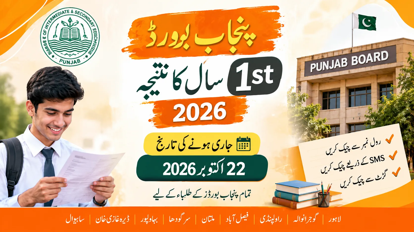 1st Year Result 2026 Punjab Board