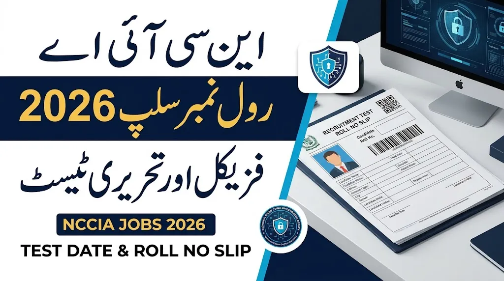 NCCIA Roll No Slip 2026